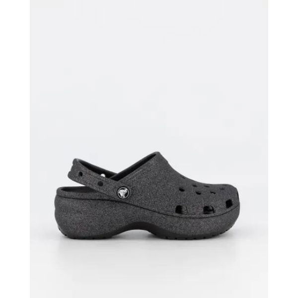 Crocs Womens Classic Platform Clog Black