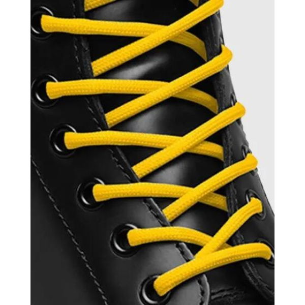 Dr Martens Accessories 140cm Round Laces (8-10 Eye) Yellow Round