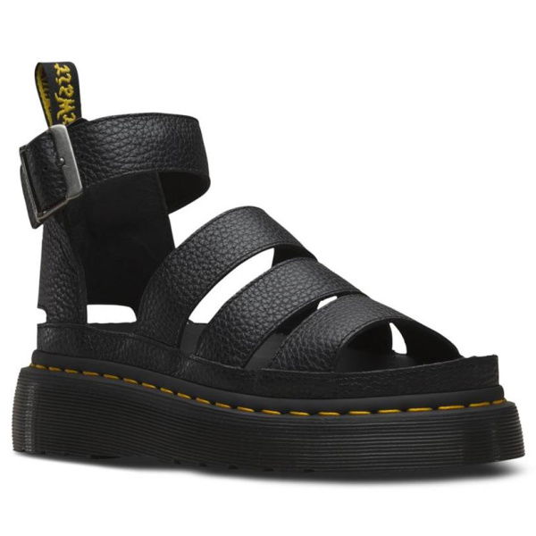 Dr Martens Clarissa Ii Quad Black Milled Nappa