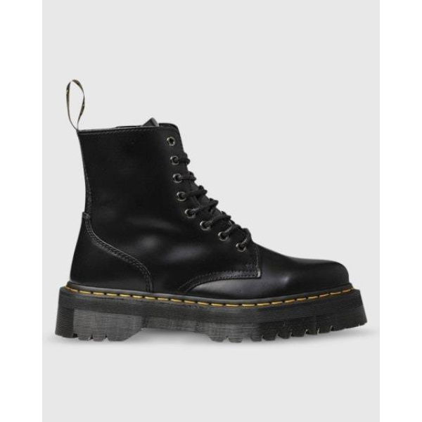 Dr Martens Jadon Black Polished Smooth