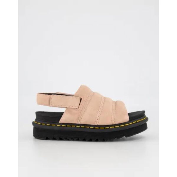 Dr Martens Kole Sandals Powder Pink Tumbled Nubuck