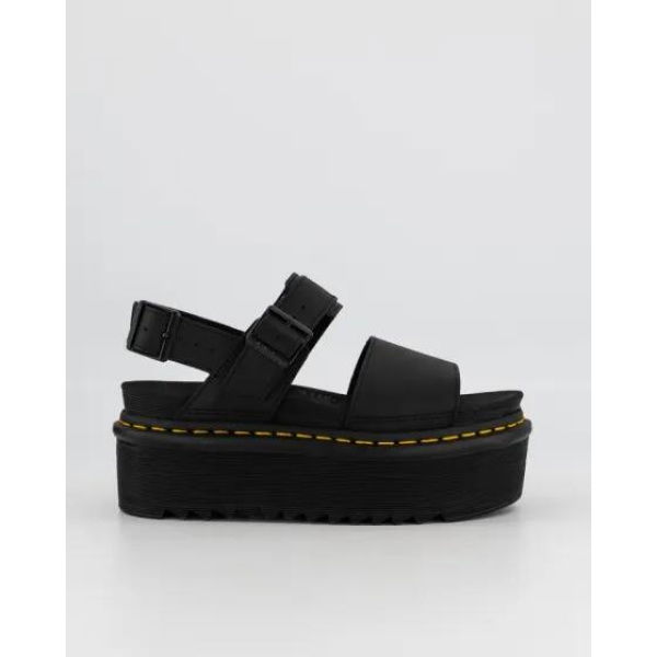 Dr Martens Voss Quad Sandal Black Hydro