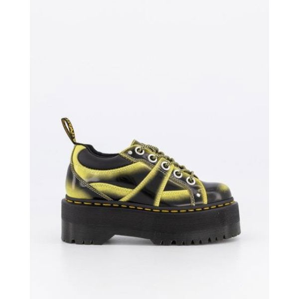 Dr Martens Womens Quad Max Rub Off Lime