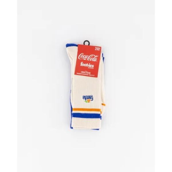 Foot-ies Fanta 2-pack White