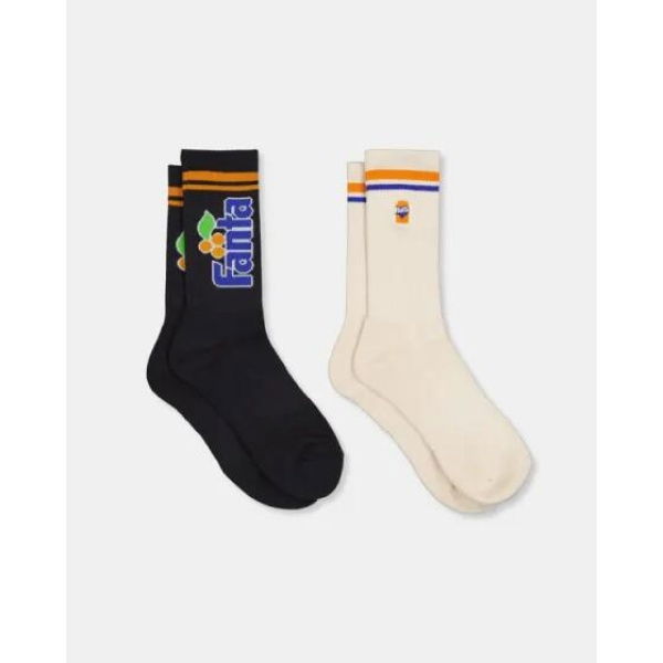 Foot-ies Fanta Thirst Sneaker Socks 2 Pack Baritone