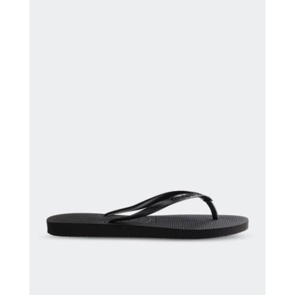 Havaianas Womens Slim Thongs Slim Basic Black