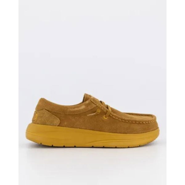 Hey Dude Wally Suede Golden Yellow