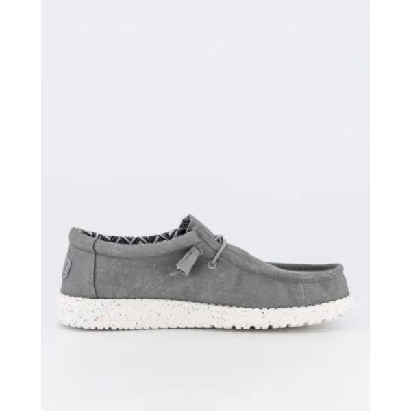 Hey Dude Wally Suede Light Grey