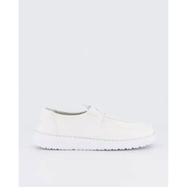 Hey Dude Wally Suede White