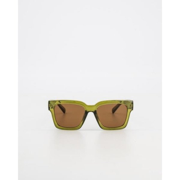 Itno Evelyn Sunglasses Green Crystal