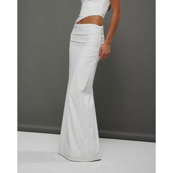 Jgr & Stn Kristy Maxi Skirt White