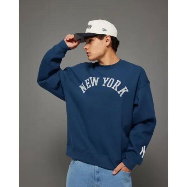 Majestic Ny Yankees Sweatshirt French Navy