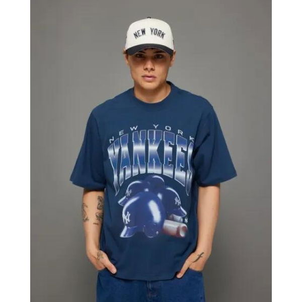 Majestic Ny Yankees Tee French Navy