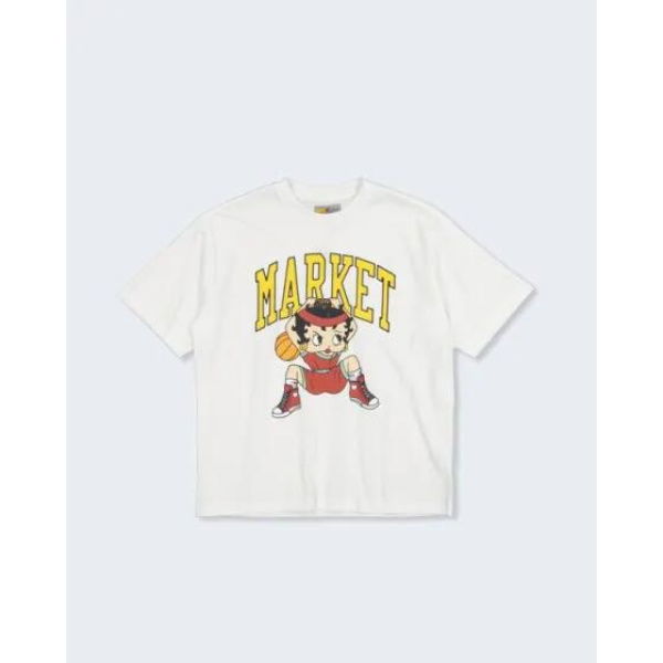 Market Betty Boop Dunking Tee Sky-blue