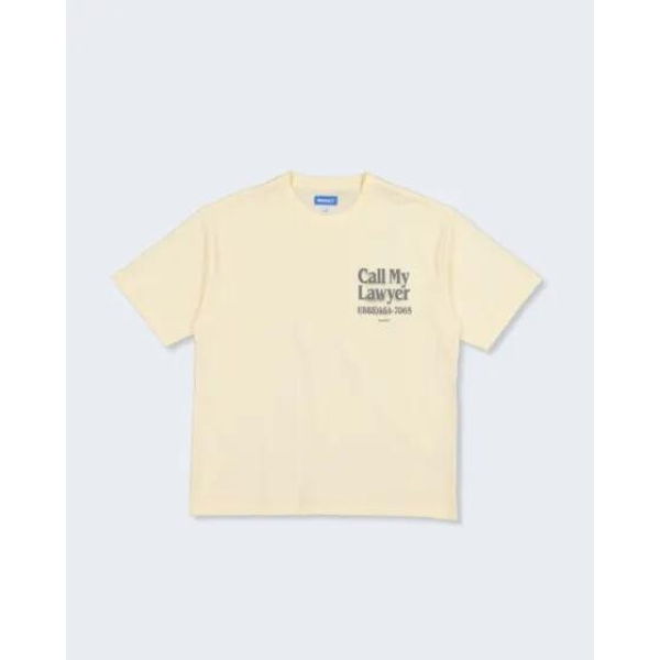 Market Call My Lawyer Tee Butter-cream