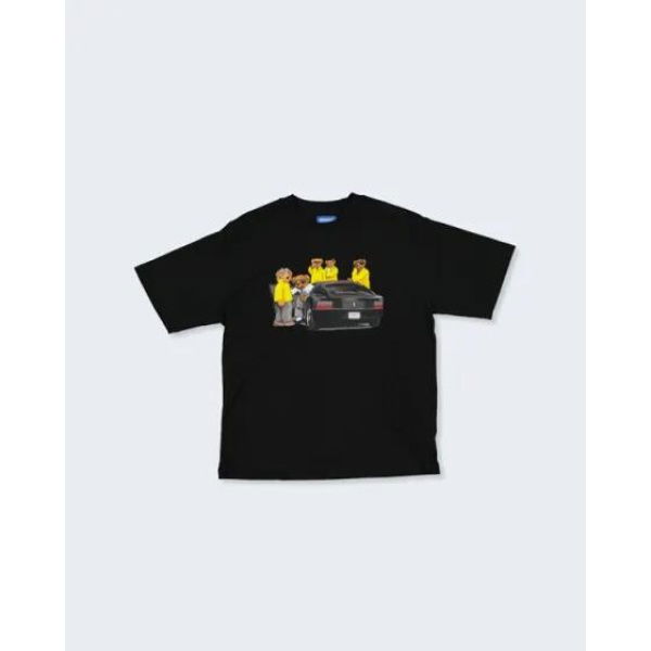 Market High Security Bear T-shirt Black