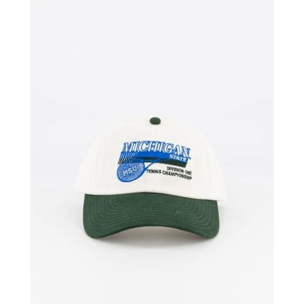 Ncaa Michigan Statetennis Grid Cap Vintage White