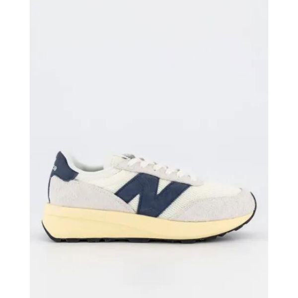 New Balance 370 White Navy