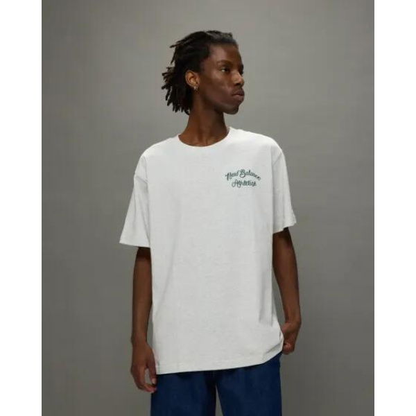 New Balance Athletics League Tee Ash Heather (047)