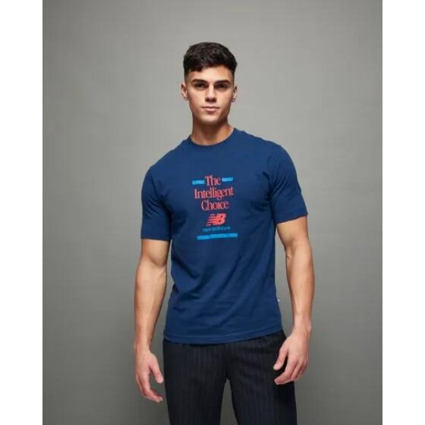 New Balance Intelligent Choice Tee Nb Navy (428)