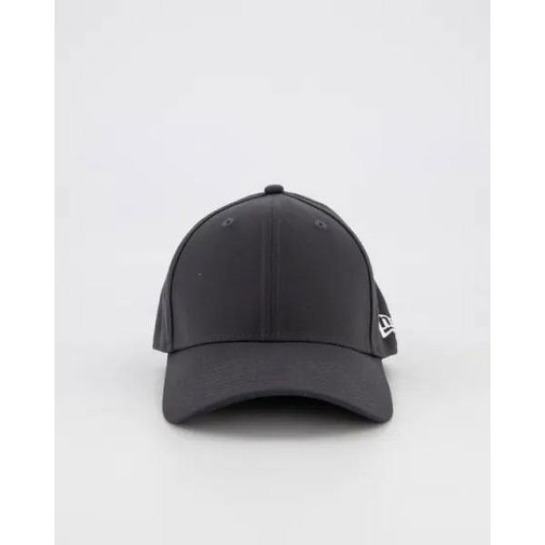 New Era 39thirty Blank Graphite Cap Dk Grey