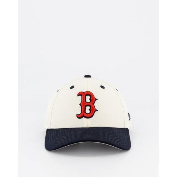 New Era Boston Red Sox 9forty Snapback Chrome White