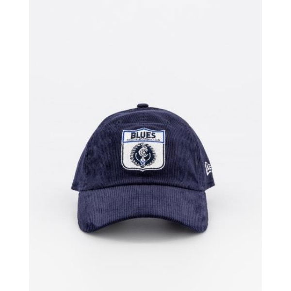 New Era Carlton Blues Retro Corduroy Casual Classic Official Team Colours