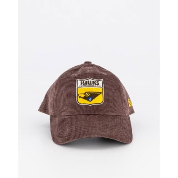 New Era Hawthorn Hawks Retro Corduroy Casual Classic Official Team Colours