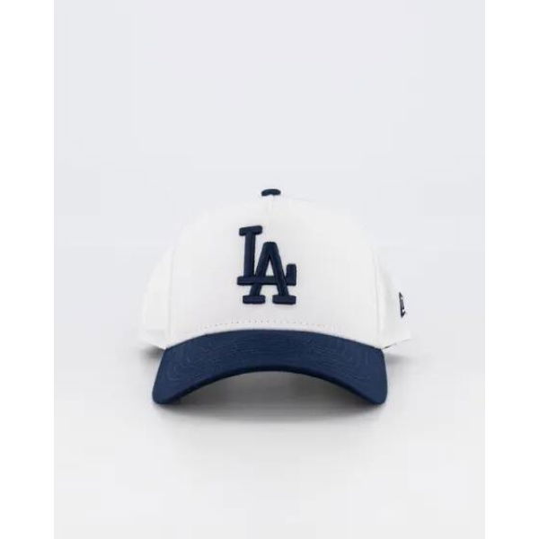 New Era La Dodgers 9forty A-frame Cap Optic White | Oceanside Blue