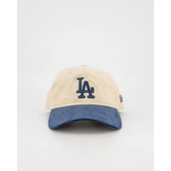 New Era La Dodgers Block Cord 9twenty Cap Ivory