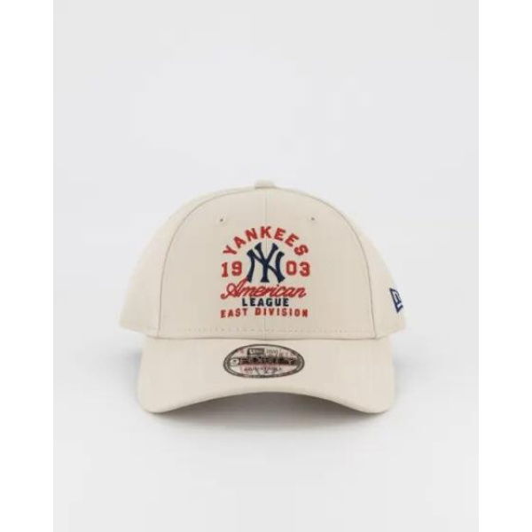 New Era Mlb Arch 9forty A-frame Cap Light Beige