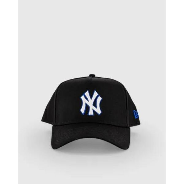 New Era Ny Yankees 9forty A-frame Black | Royal | White