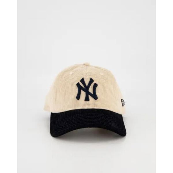 New Era Ny Yankees Block Cord 9twenty Cap Ivory