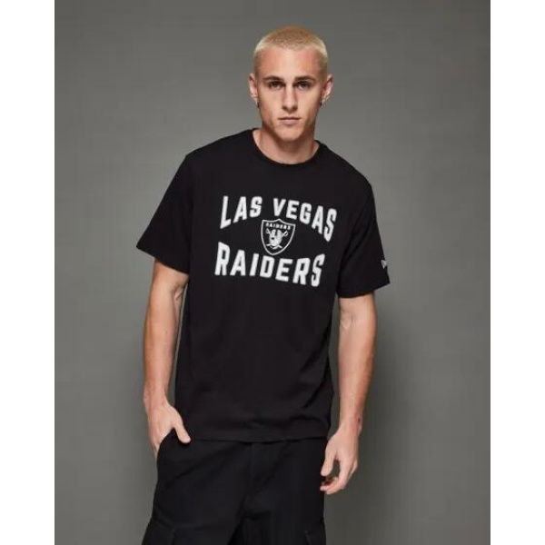 New Era Raiders Tee Black