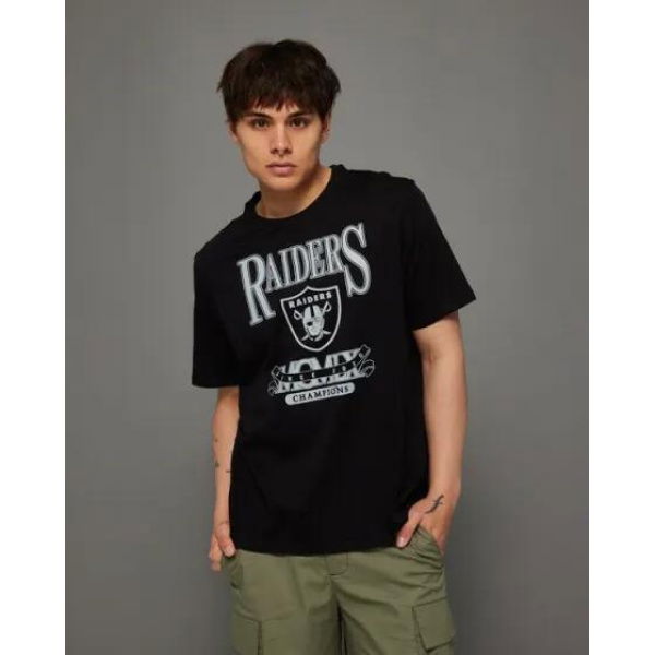 New Era Raiders Tee Black