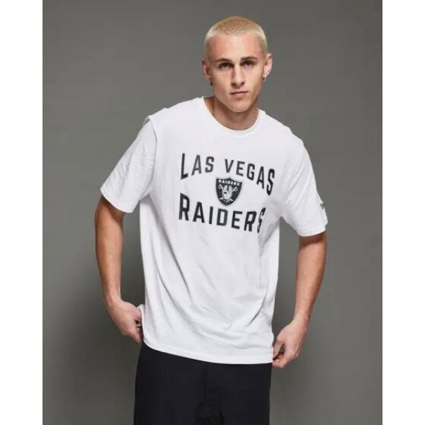 New Era Raiders Tee White