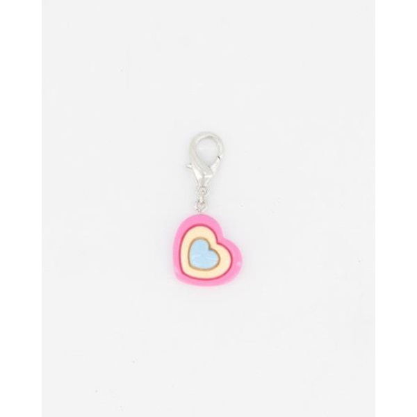 Platypus Accessories Coloured Hearts Shoe Charm Multi