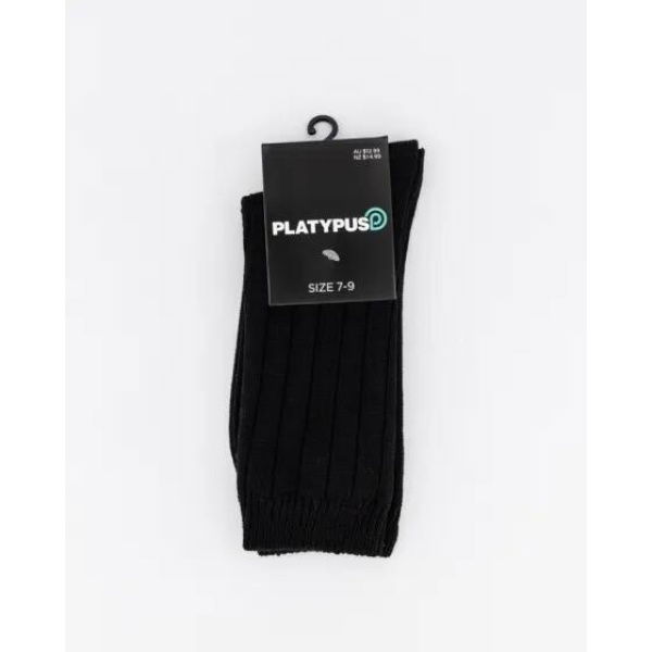 Platypus Socks Platypus Rib Socks Black