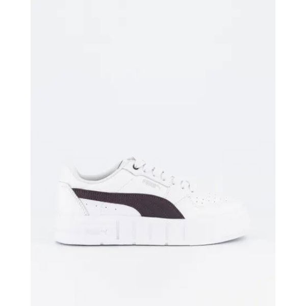 Puma Womens Cali Court Puma White-midnight Plum