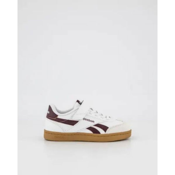 Reebok Kids Smash Edge Elastic Lace Strap White