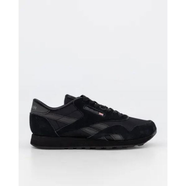 Reebok Mens Classic Nylon Core Black