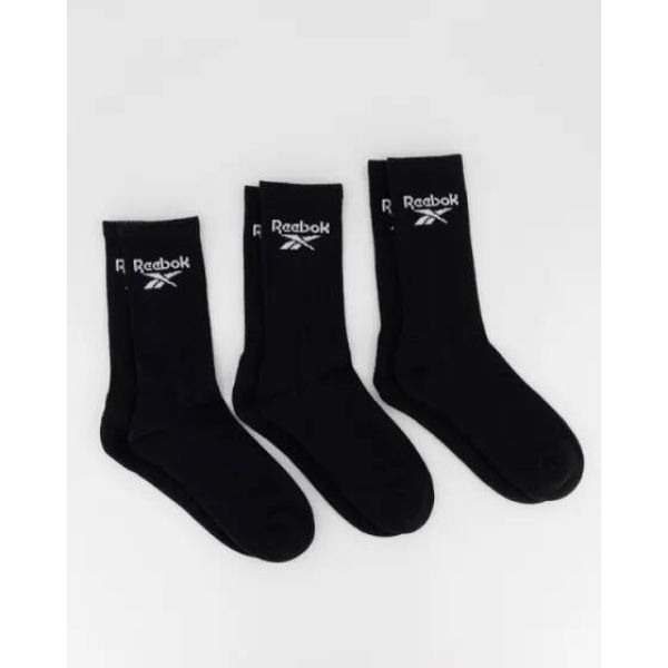 Reebok Reebok Core Crew Socks 3pk Black
