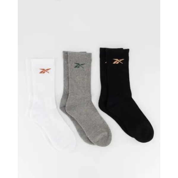 Reebok Sports Core Crew Socks 3 Pk Collegiate