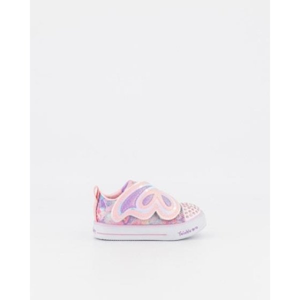 Skechers Infants Shuffle Lite - Butterfly Swirl Pink
