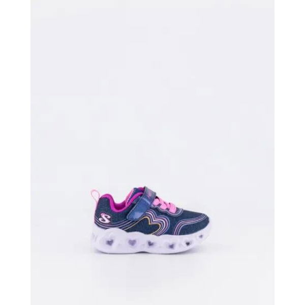 Skechers Kids S-lights: Heart Lights Navy