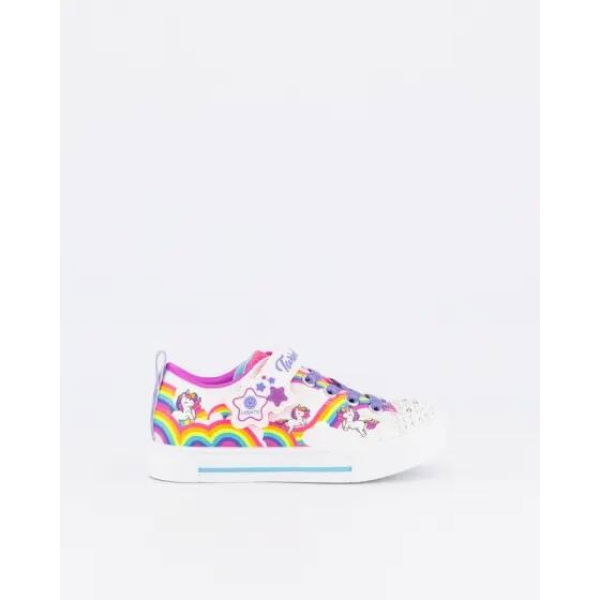 Skechers Kids Twinkle Toes: Twinkle Sparks - Jumpin' Clouds White