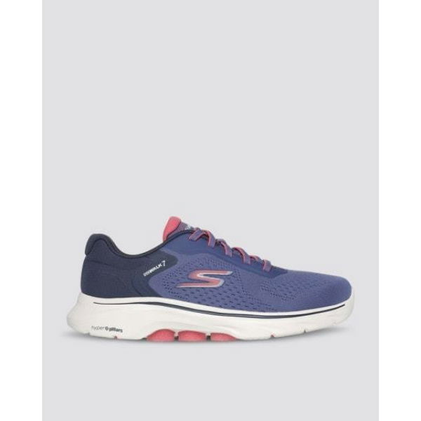 Skechers Womens Gowalk 7 - Cosmic Waves Navy