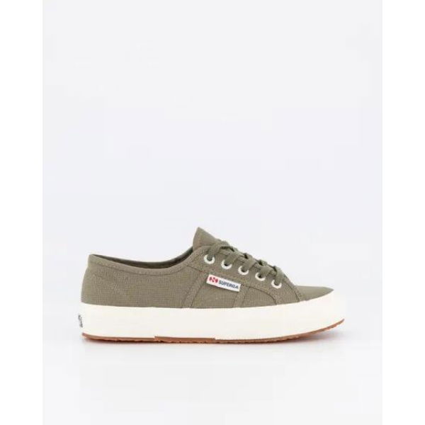 Superga 2750 - Cotu Classic Ab6 Green Safari-f Avorio