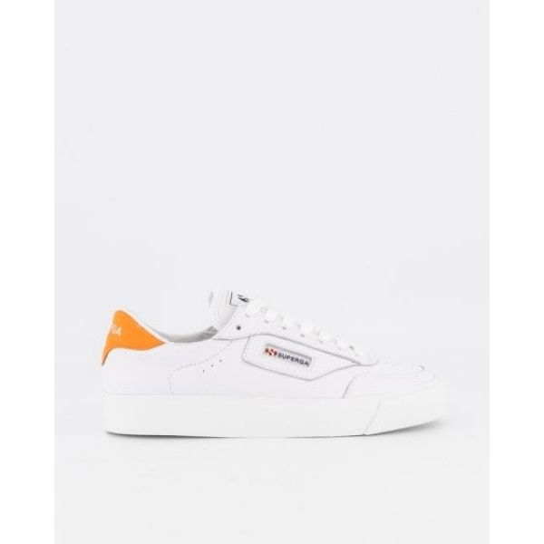 Superga 3844 Court White-orange