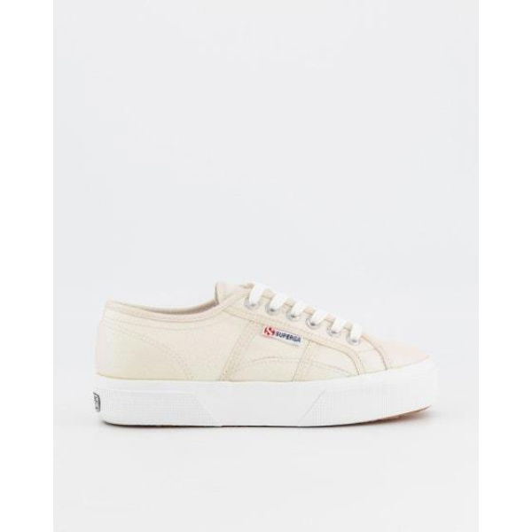 Superga Womens 2741 Platform Beige Lt Iridescent